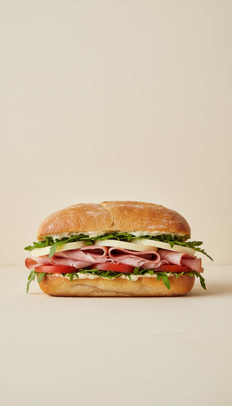 Classic Sourdough Ham Sandwich